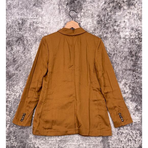 New J Crew Jacket 0 Womens Alfie Blazer Single Button In Gramercy Twill - Picture 3 of 9